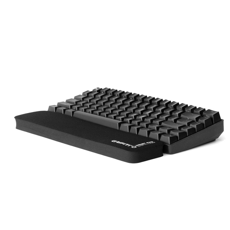 GRIFITI Fat Wrist Pad 17 x 2.75 x 0.75 Inch Black is a Thinner Wrist Rest for Standard Keyboards and Mechanical Keyboards Black Nylon Surface