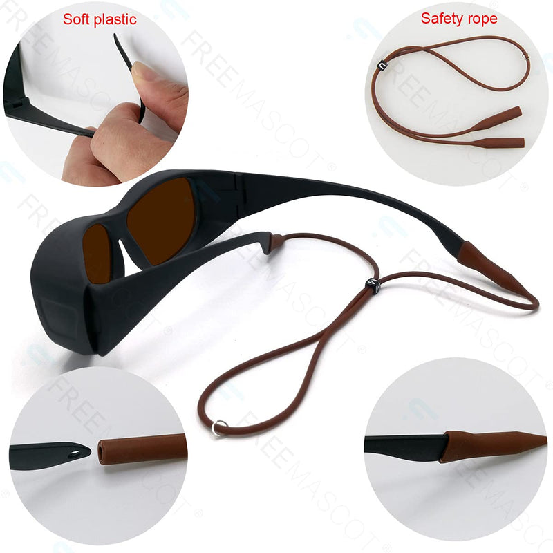 FreeMascot OD 6+ 190nm-550nm / 800nm-1700nm Wavelength Professional Laser Safety Glasses Eye Protective Glasses Style 4