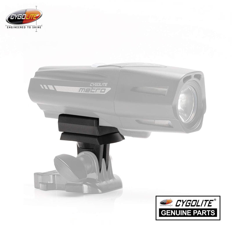 Cygolite Light Adapter - for Cygolite Expilion, Metro, and Streak Series Bicycle Headlights Fits On GoPro Compatible Mount