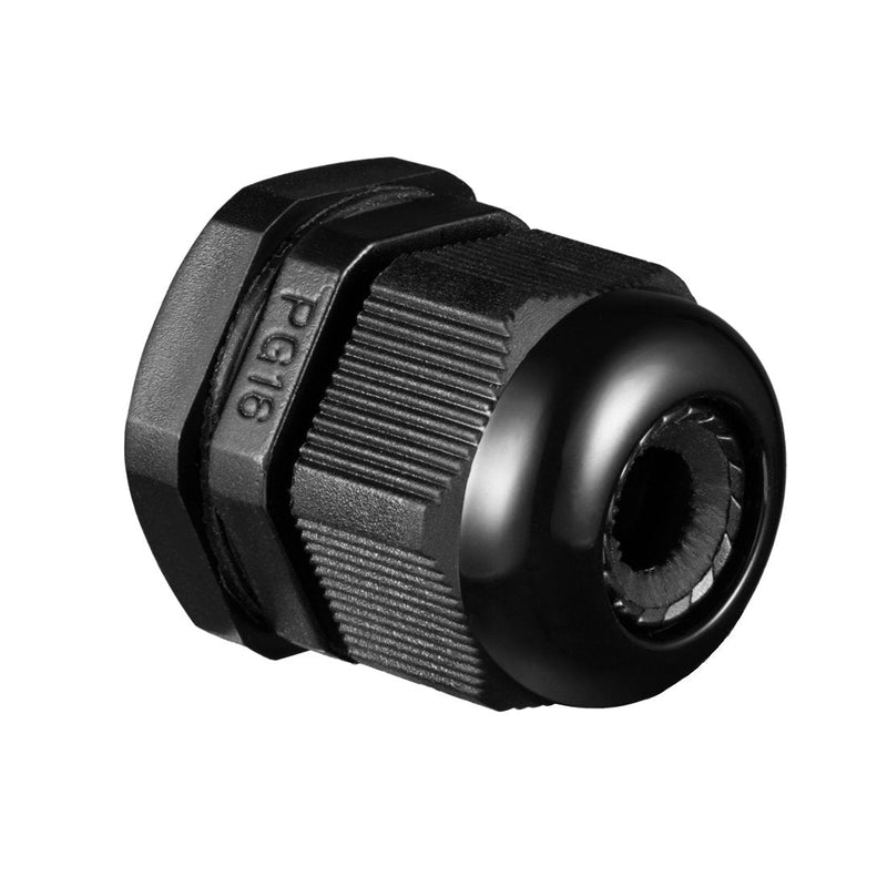 uxcell 10 Pcs PG16 Waterproof IP68 Nylon Cable Gland Joint Adjustable Locknut for 10mm-14mm Dia Cable Wire