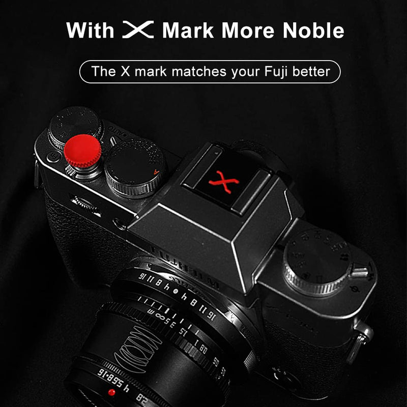 1 pcs Camera Hot Shoe Cover Hot Shoe Protecotr Aluminum Alloy Material Grey with Grey X Fit for Fujifilm GFX Fuji X Camera 1 Piece Grey+Grey X