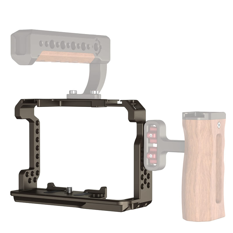 Poyinco Camera Cage with Standard Cold Shoe for Sony A7M3/A73/A7R3/A7R2 Camera etc. SONY A7M3 - Bronze