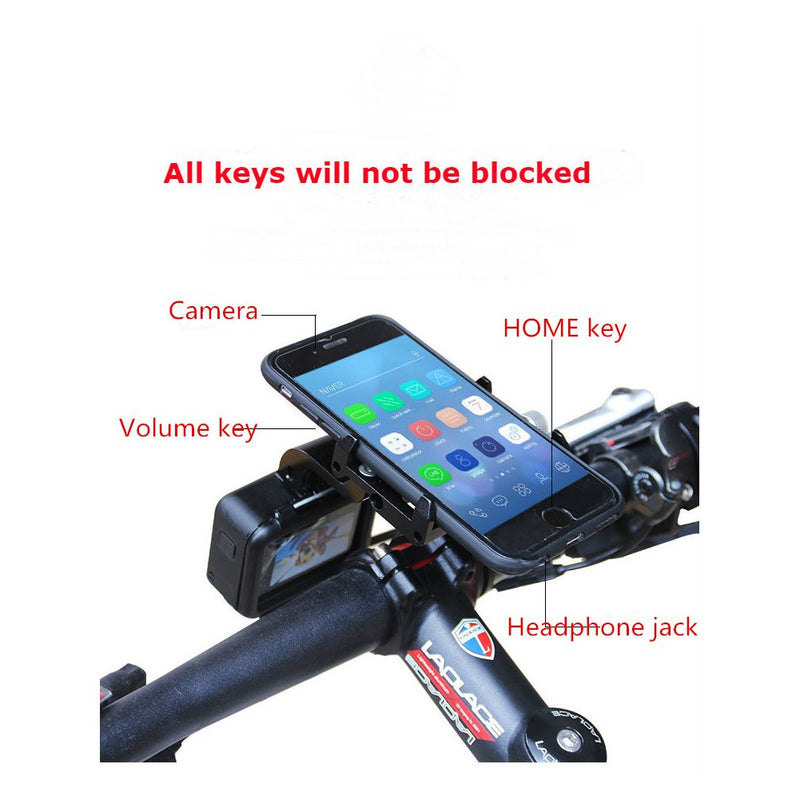 GUB Bike Phone Mount Holder,Bicycle Handlebar Phone Holder Mount Universal Adjustable Rotating Cradle Clamp for Mountain Bike Motorcycle,Fits for iPhone,Samsung Galaxy Android Phones (Black 88) BLACK 88