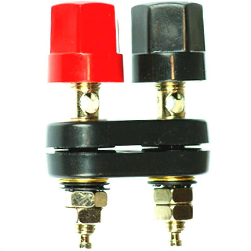 CESS Dual 2-Way Binding Post Terminal Power Audio Amplifier Plug Banana Jack Socket (jcx) (4 Pack)