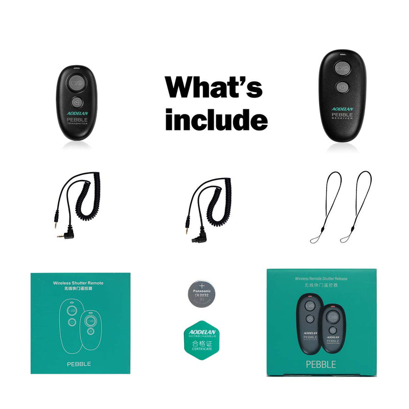 Camera Wireless Shutter Release Remote Control for Sony a7III, a9, a7RIII, a7RII, a7M3,a7M2, a7sII, A6000, HX300, RX100ii, RX100 V(A), RX100 VI, a850, a55, a67, a77, a99; Replace RM-L1AM and RM-SPR1