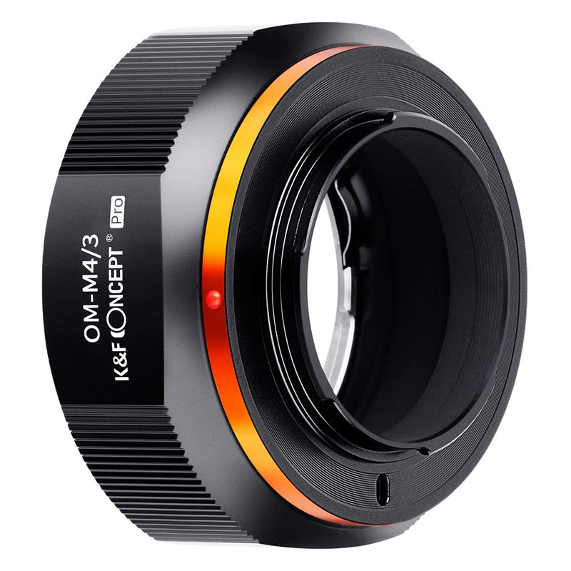 K&F Concept Lens Mount Adapter for Olympus OM Mount Lens to M4/3 MFT Olympus Pen and Panasonic Lumix Cameras OM-M4/3