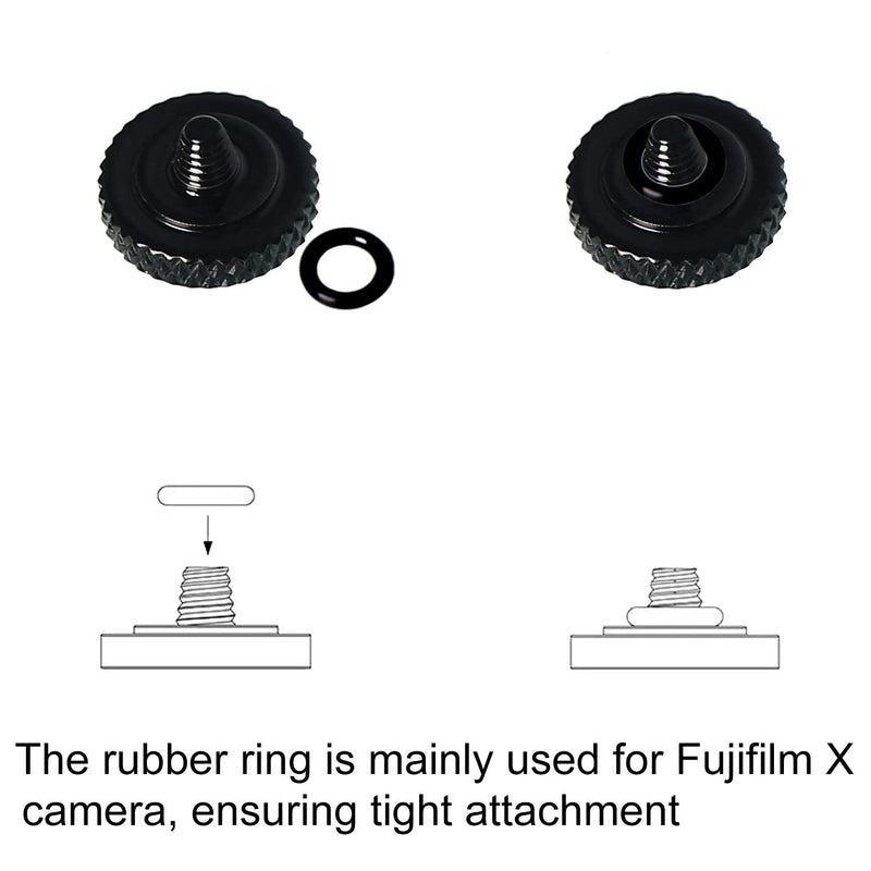 Camera Shutter Button, Upscale and Delicate Soft Shutter Release Button (3 Pack) red gold black