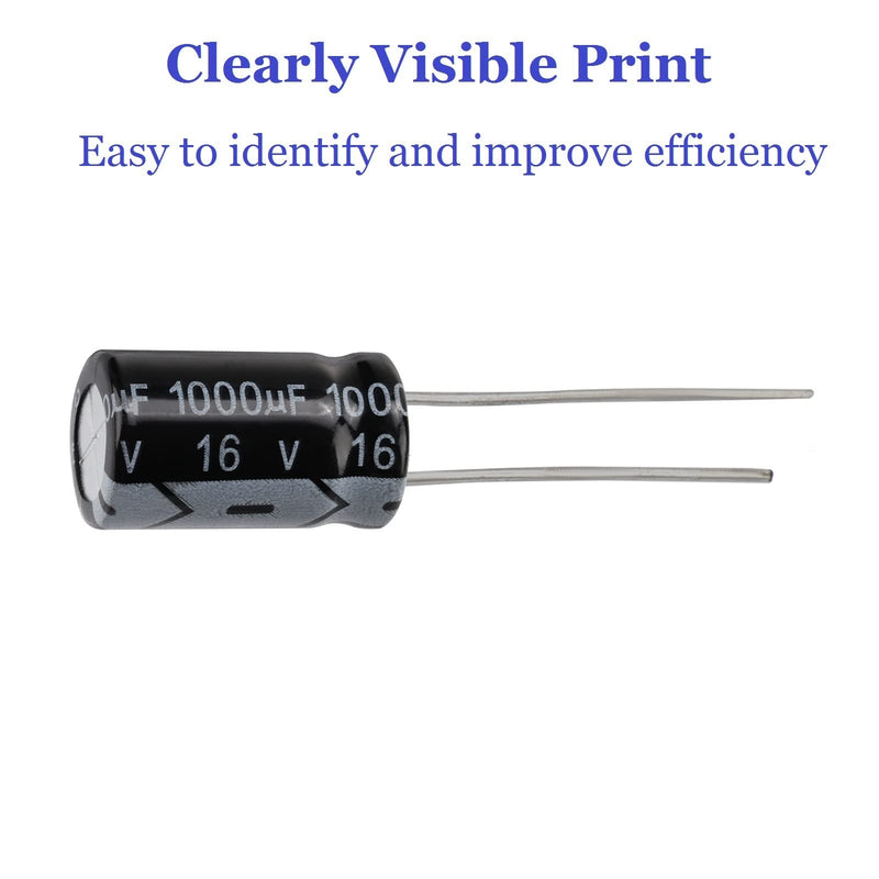OCR 24Value 500pcs Electrolytic Capacitor Assortment Box Kit Range 0.1uF－1000uF