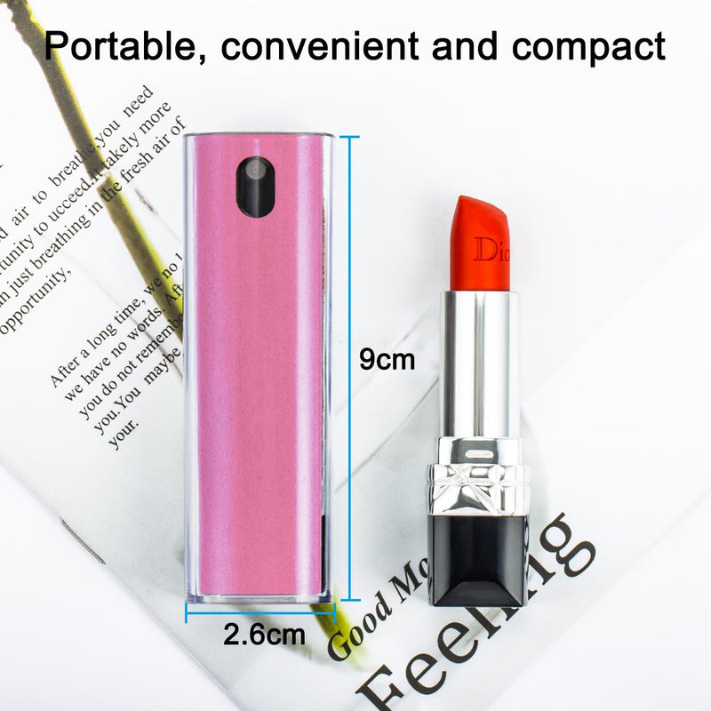 [AUSTRALIA] - Screen Cleaner Touchscreen Mist Spray, walrfid Cleaning Kit for Electronic Smart Phone TV, Laptop, Tablet, PC, Computer LCD Flat Screens, Eyeglasses, Compatible with iPhone iPad MacBook Pro - Hot Pink Safety Hot Pink 