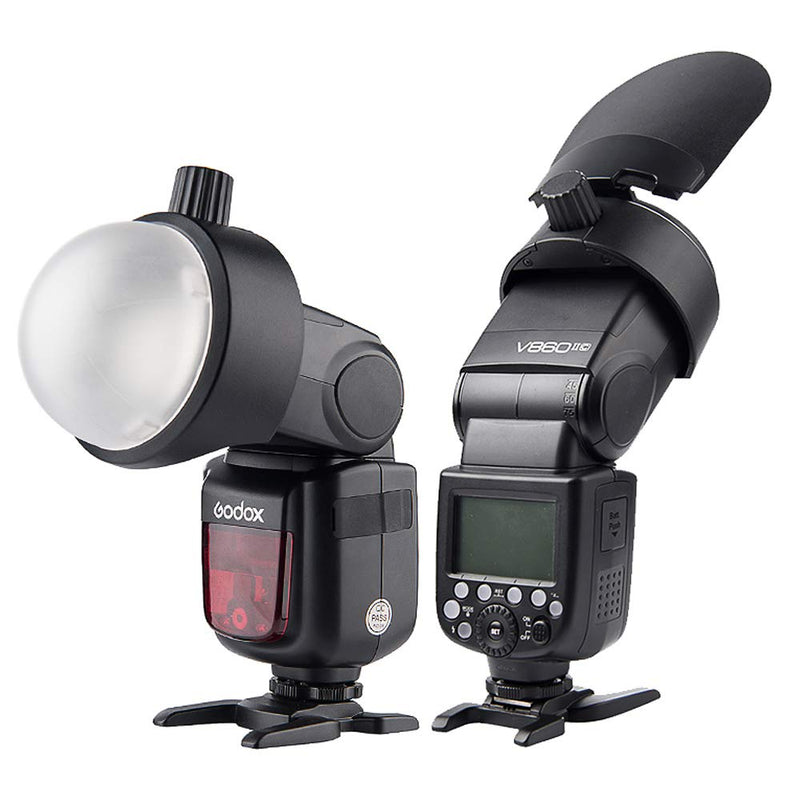 Godox AK-R1 Round Head Accessories Kit & Godox S-R1 Flash Head Adapter | Compatible for Godox V860II TT685 TT600 Compatible with Canon with Nikon with Sony Camera Flash Speedlight