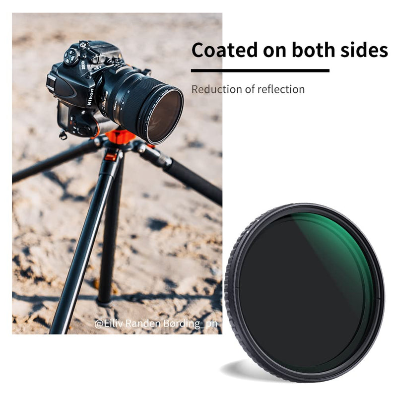 [AUSTRALIA] - K&F Concept 52mm Variable ND Filter ND32-ND512 (5-9 Stops) HD Neutral Density Lens Filter with 28 Multi-Layer Coatings Hydrophobic/Scratch Resistant for Camera Lens 