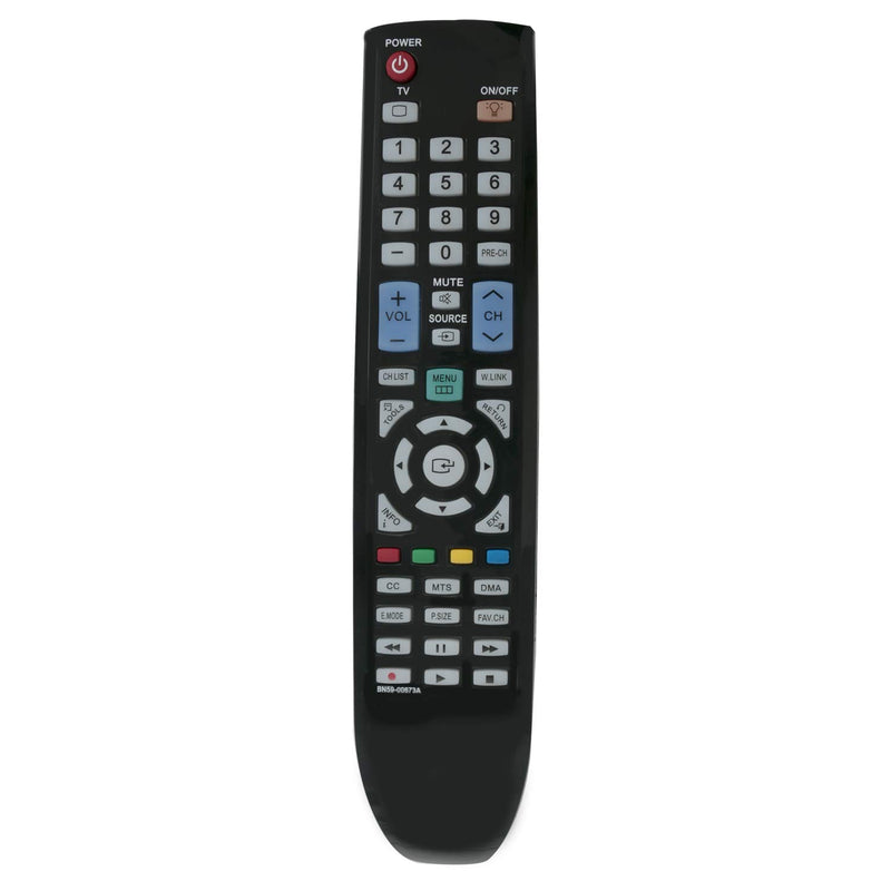 New BN59-00673A Replaced Remote fit for Samsung TV HL50A650 HL50A650C1 HL50A650C1F HL50A650C1FXZA HL50A650C1FXZC HL56A650 HL56A650C1F HL56A650C1FXZA HL56A650C1FXZC HL61A650 HL61A650C1F HL61A650C1FXZA