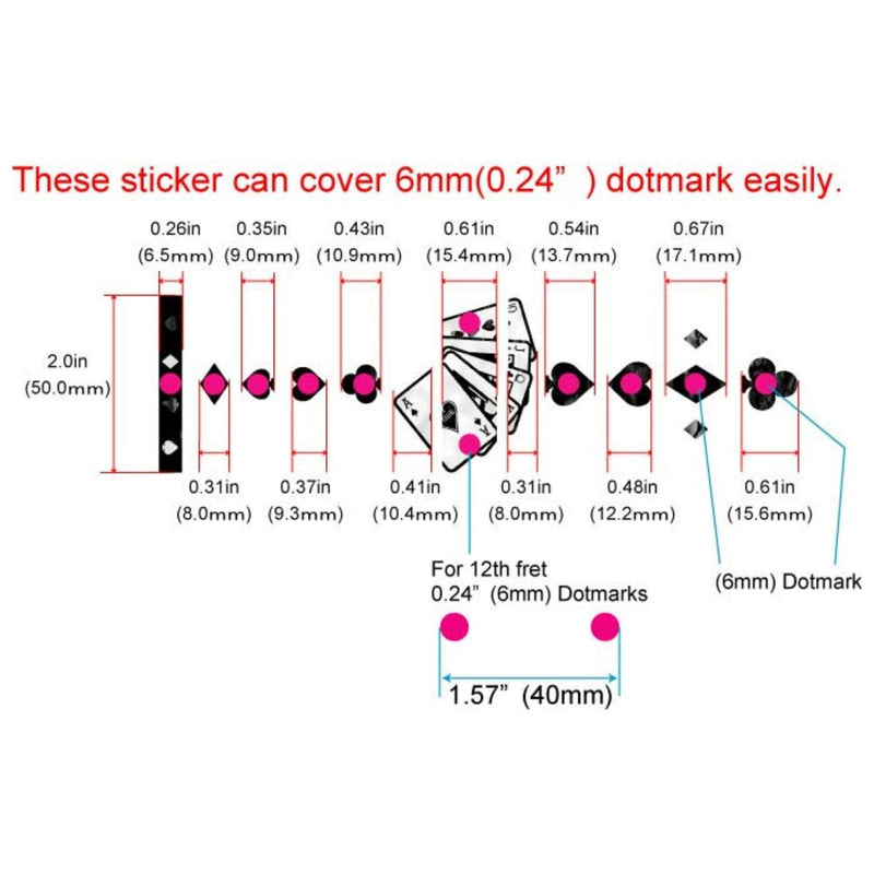 Inlaystickers Sticker/decal (F-020PC-BP) Black Pearl