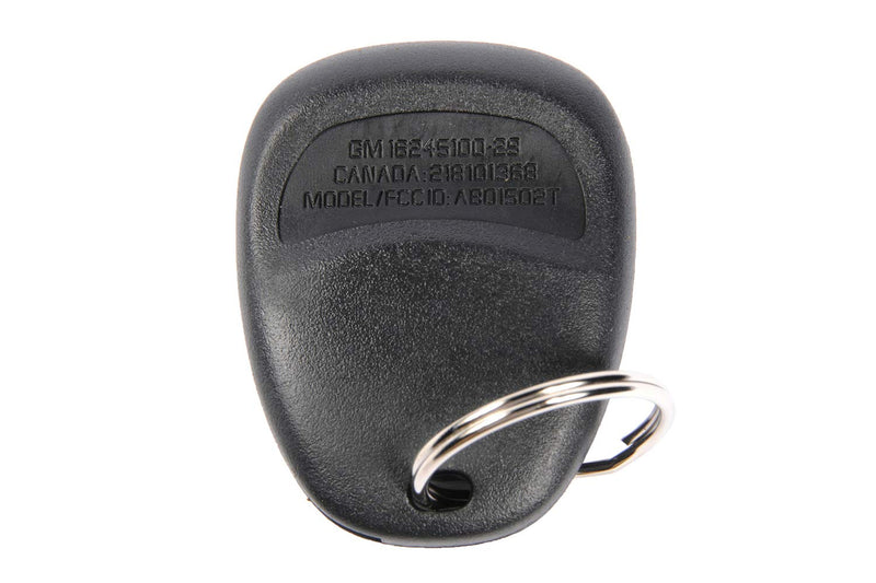 GM Genuine Parts 16245102 2 Button Keyless Entry Remote Key Fob , Black