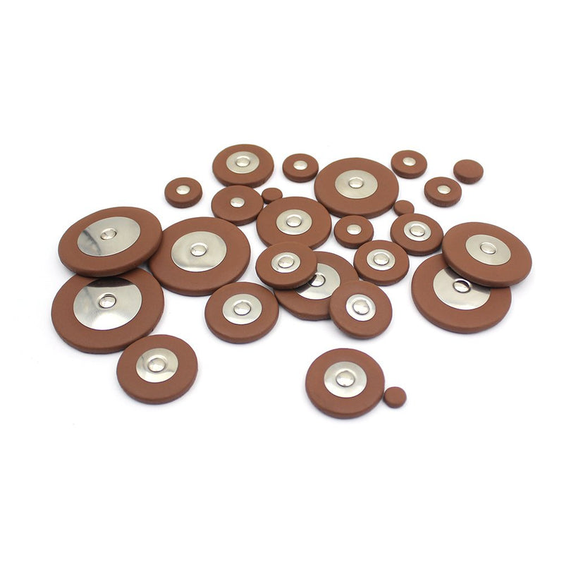 Mowind 26 Pieces Leather Pads Replacement for Alto Saxophone Sax Accessory