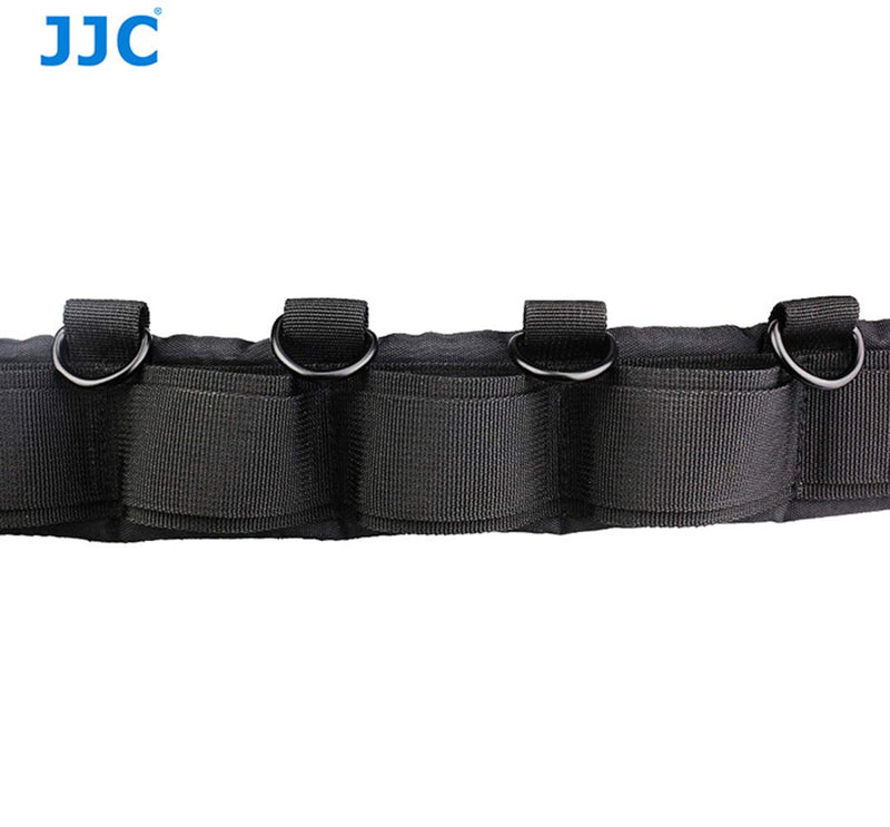 JJC GB-1 Adjustable Photography Utility Belt, Wrist Waistband Belt, Accessory Belt, Speed Belt, for Carrying Gear Bag Case, Lens Pouch, Flash Accessories, Belt Components, D-Rings, Breathable 3D Mesh Gb-1 Belt