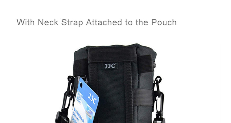 [AUSTRALIA] - JJC DLP-7 Deluxe Water-Resistant Lens Pouch Case for Tamron SP 150-600mm F5-6.3 Di VC USD G2, Sigma 150-500mm F5-6.3 DG OS HSM, Nikon AF-S NIKKOR 200-500mm f5.6 ED VR, fits Lens Up to 144x 316mm 