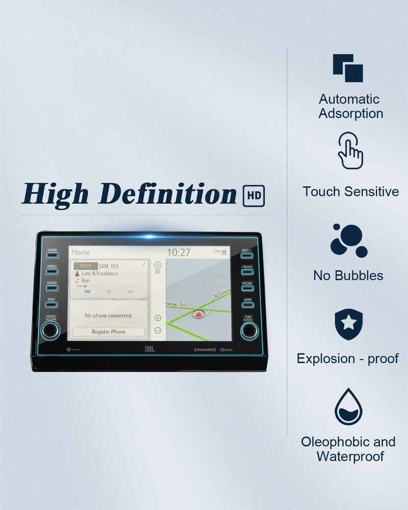 BIBIBO for 2023 Toyota Camry Screen Protector for 2023 2022 2021 2024 Toyota Camry (XSE, XLE, Hybrid XSE, Hybrid XLE) 9 Inch Infotainment Display 2023 Camry Color Screen Protector for Toyota Camry 2023 2022 Accessories 2023 Camry HD Transparent Scratch...
