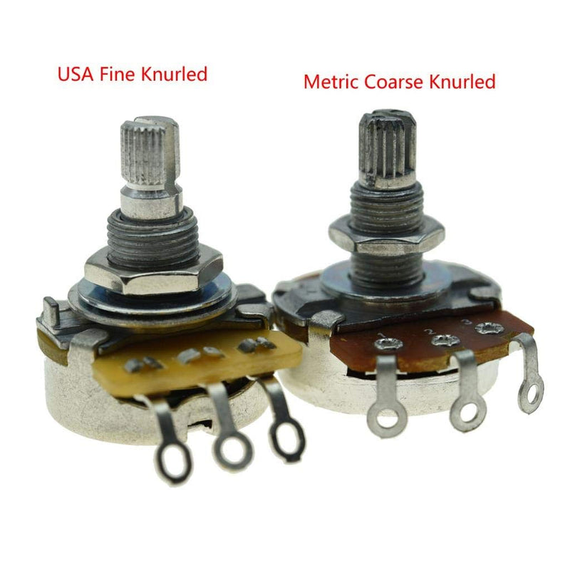 KAISH Pack of 2 USA/Imperial Spec LP Guitar Speed Dial Knobs 24 Fine Spline Control Knobs for Gibson Les Pauls or CTS Pots Black