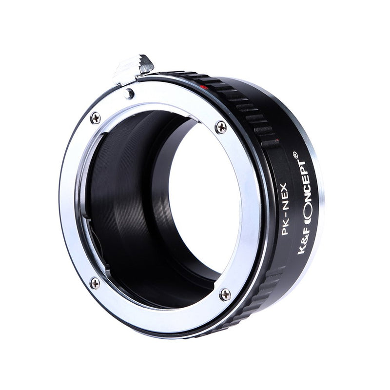 K&F Concept PK K Mount Lens to Sony NEX E-Mount Lens Adapter, Compatible with Sony NEX-3 NEX-3C NEX-3N NEX-5 NEX-5C NEX-5N NEX-5R NEX-5T NEX-6 NEX-7 NEX-F3 NEX-VG10 VG20