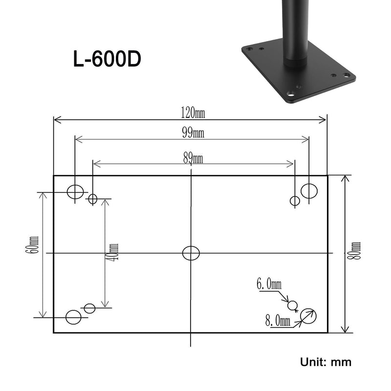 Selens Photography Studio Wall Mount, Camera Wall Ceiling Mount Boom Arm Up to 22" for Photo Video Monolights, Umbrellas, Reflectors, Overhead with 3/8" 1/4" Thread