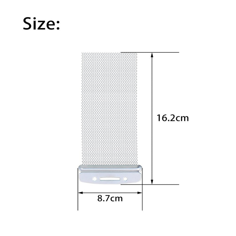 Mowind Half Design Steel Snare Wire 30 Strand Drum Spring for Children Snare Cajon Box Drums (30 Strand)