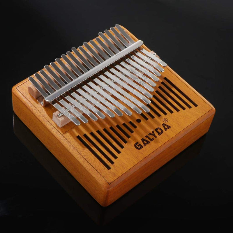F Fityle Kalimba Thumb Piano for Kids Piano,Karimba Musical Instruments,Music Gifts for Men,Musical Gifts for Adult Son,With Finger Piano Bag Yellow