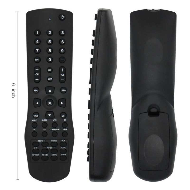 LuckyStar Remote Control VR1 Compatible with Vizio TV, if Applicable Vl320m Vl370m Vl420m Vl470m Vmm26 Vo22l Vo22lf Vo32l Vo32lf Vo32oe Vo370m Vo37l Vo37lf Vo420e Vo42lf Vo47lf Voj320f Voj370