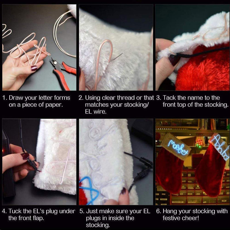 Kmruazre Rope Lights Strip Neon El Wire with 3 Modes Portable Battery Operated for Christmas, Halloween, Home, DIY, Party Decoration(5x1m/3ft, Yellow)