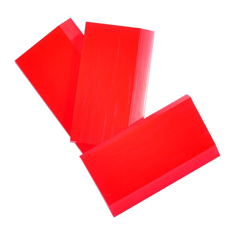 AHCHAY 2-inch Extra Small Rubber Squeegee Flexible and Soft non scratching for Resin 3D Printing Cleanup, Car Rear Glass Cleaning, Mirror Cleaning, Window Tint Films, Pack of 3