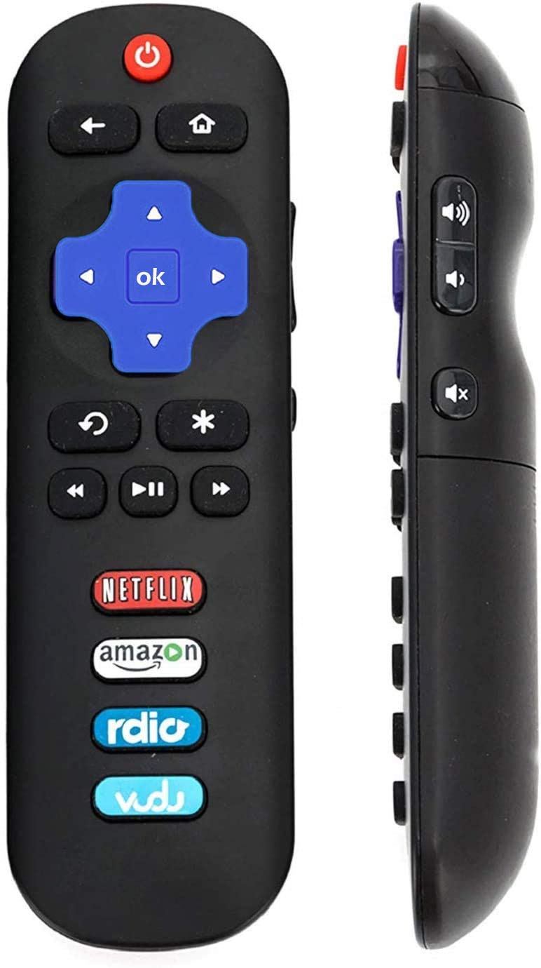 Remote Control Fit for TCL Roku TV Remote 32S3750 40FS3750 55UP120 40FS4610R 65US5800 32S3800 28S3750 32S3700 55UP130 50UP130 43UP130 32S3850A 32S3850B 32S3850P 32s301 55US5800 55c803 55p607