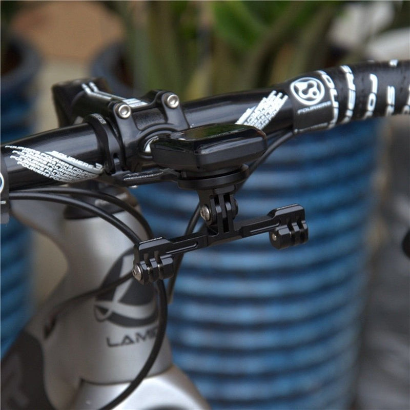 Fouriers Bike Light Camera Holder Long Extension for Garmin Bryton Computer Gopro Mount -GP01
