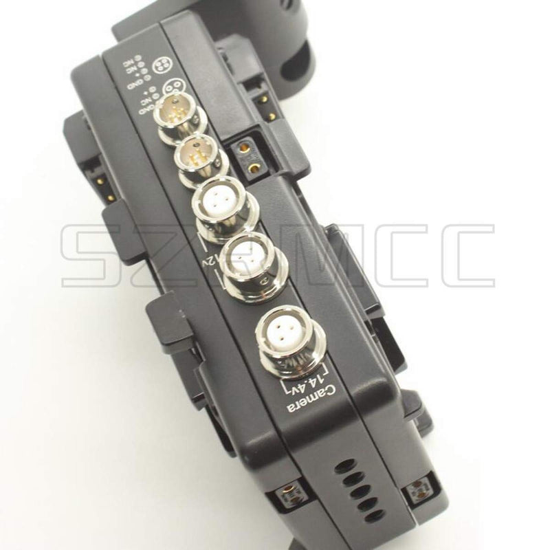 SZRMCC Movcam V-Mount Battery Plate 3 Pin Male 12V DC Output to DC 2.5mm Power Cable for Camera Accessories Monitors