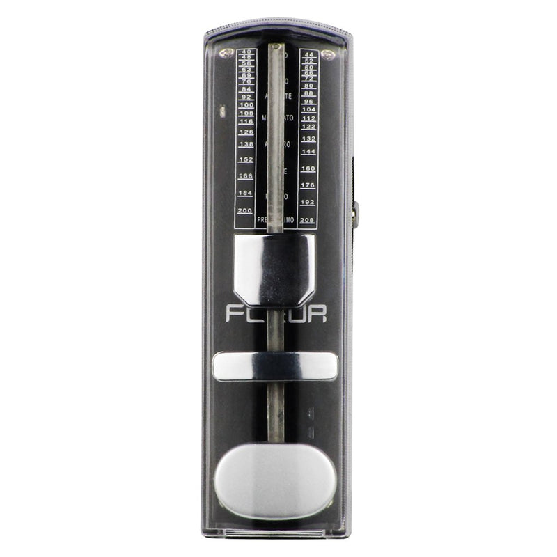 FLEOR Mini Mechanical Metronome Spring Driven Traditional for Piano Guitar Violin Ukulele, Black