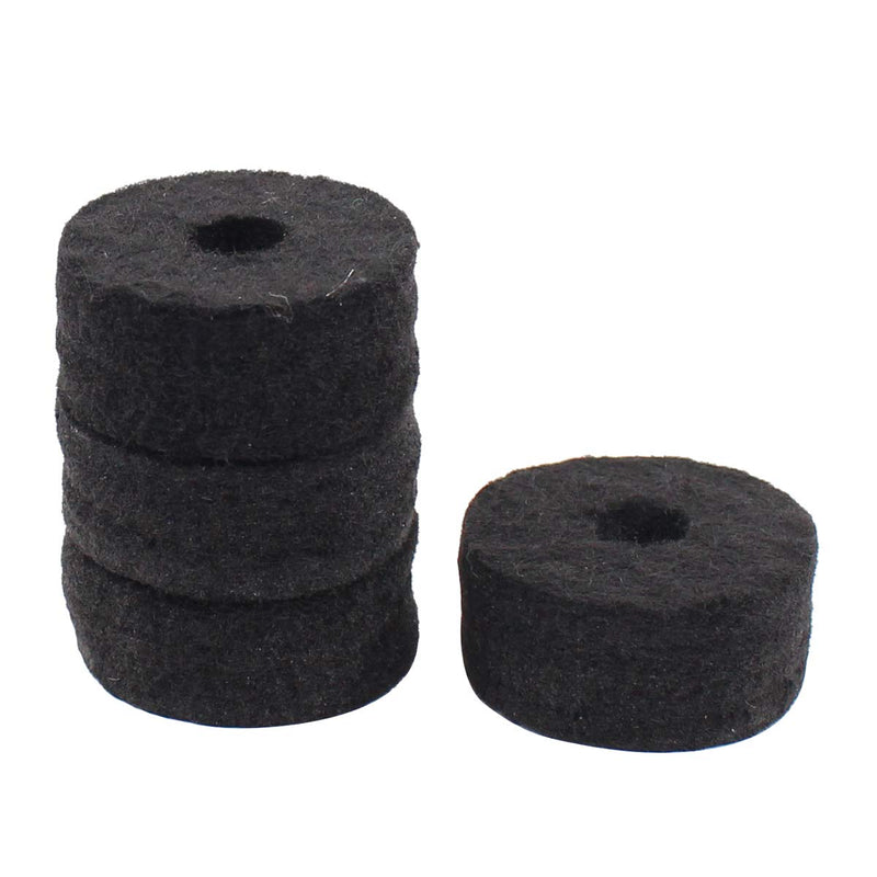 XtremeAmazing Cymbal Felts Hi-Hat Clutch Felt Cup Stand Sleeves and Washers for Drum Set of 10