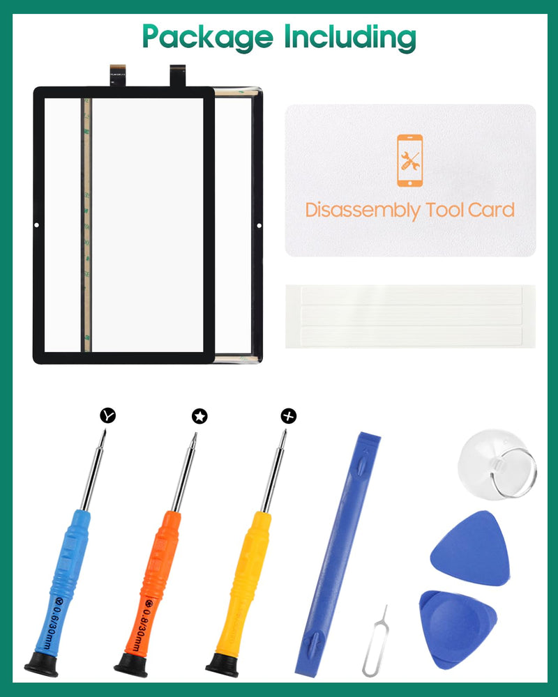 for ONN 100092980 Screen Replacement 10.1" for ONN 100092980 Touch Screen Replacement for ONN 100092980 Digitizer Repair Parts Black (Without LCD Display)