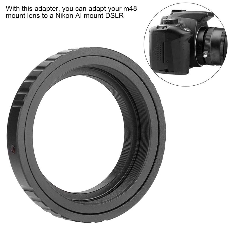 Tonysa Lens Adapter, for M480.75 Mount Telescope Eyepiece Lens (for Nikon F) for Nikon F