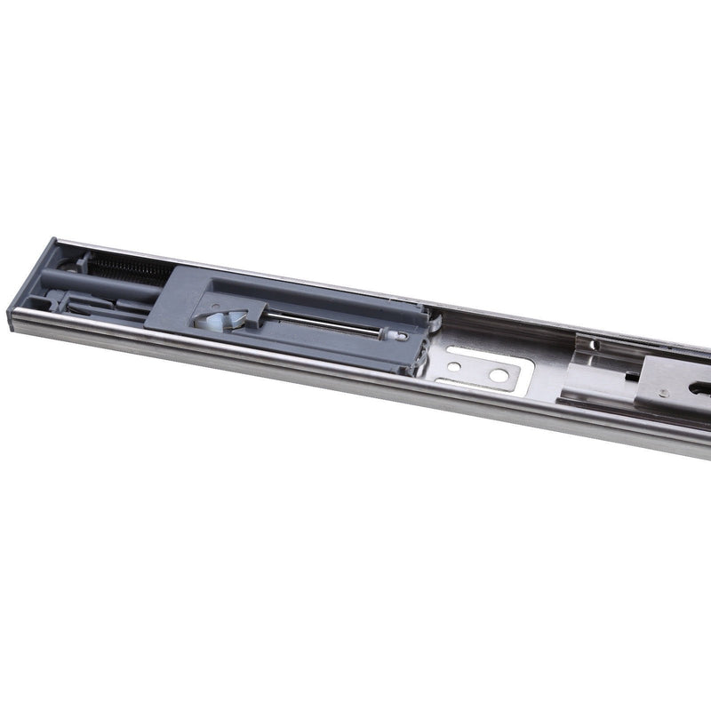 UHPPOTE Soft Close Ball Bearing Spring Damp Drawer Orbit Slide Runners 3 Section Glide - 10inches 10"/25cm