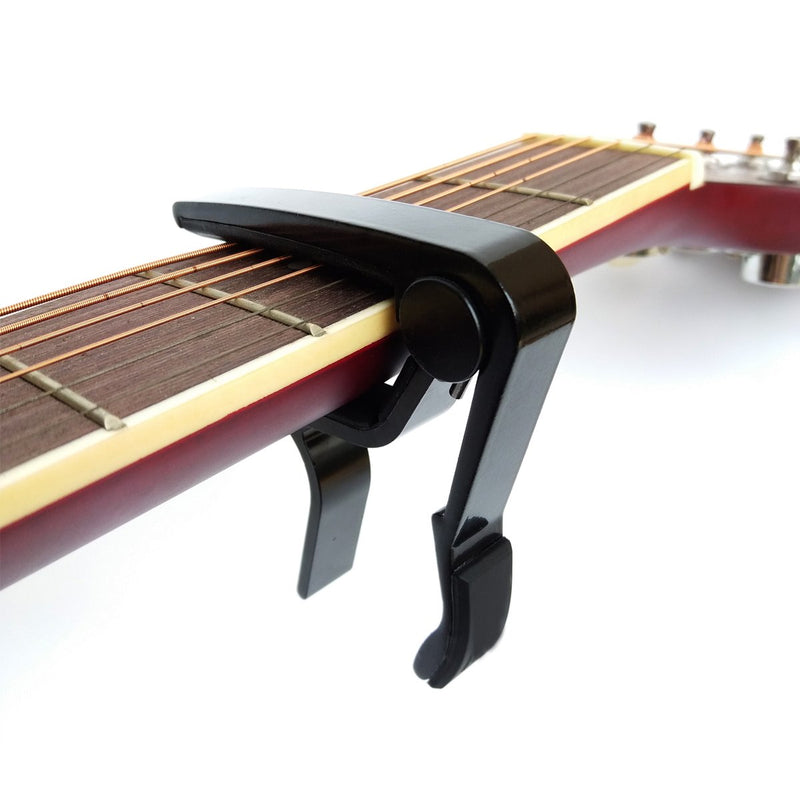 Guitar Capo Acoustic and Electric Guitars Trigger Capo Quick Change 6 String Guitar Capo Capo Black
