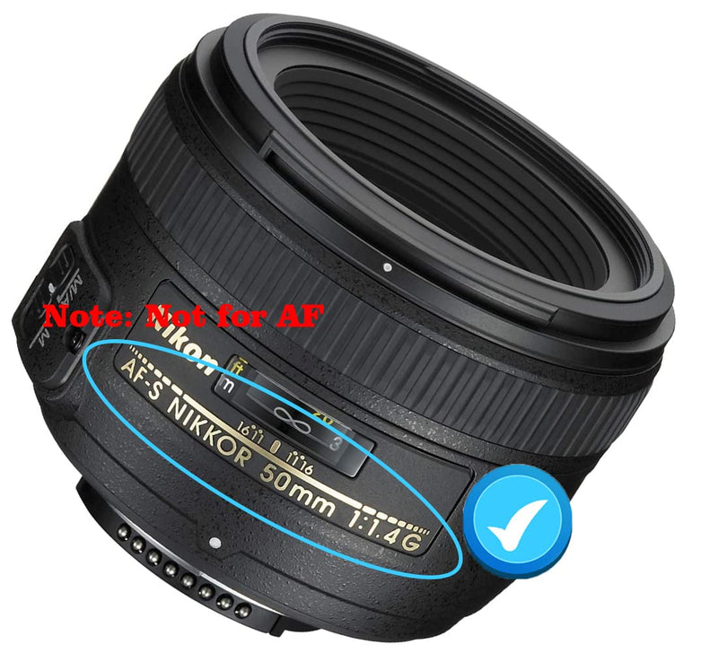 58mm Lens Cap Compatible for Nikon AF-S(Nor AF) Nikkor 50mm f/1.8G,AF-S(Nor AF) Nikkor 50mm f/1.4G,AF-P(Not AF) DX Nikkor 70-300mm f/4.5-6.3G ED Lens [2 Pack]