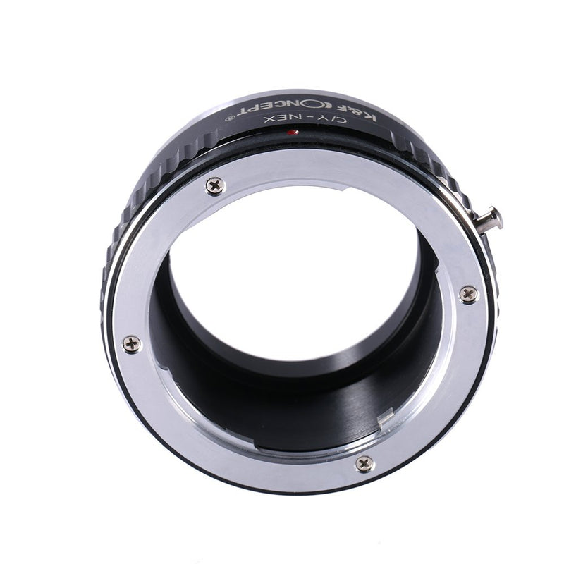 K&F Concept Lens Mount Adapter, Contax/Yashica (C/Y) Lens to Sony Alpha NEX E-Mount Camera