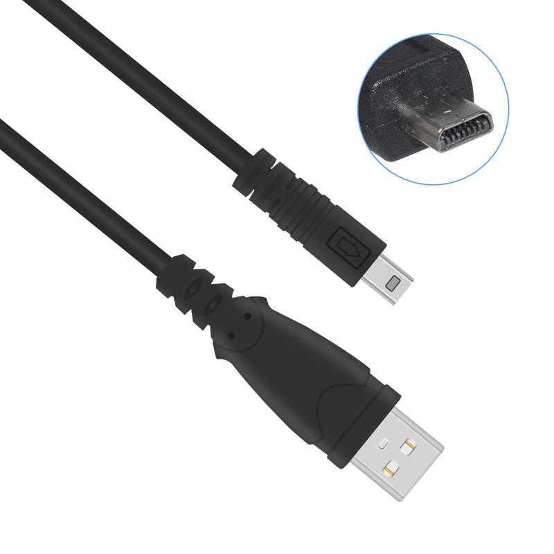 Replacement UC-E6 USB Cable Camera Photo Transfer 8 Pin Cord Compatible with Nikon Digital Camera SLR DSLR D3200 D3300 D750 D5300 D7200 Coolpix L340 L32 A10 P520 P510 P500 S9200 S6300 & More (1m)