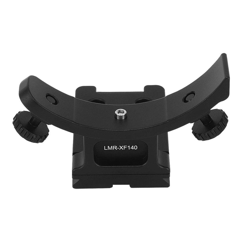 [AUSTRALIA] - Haoge LMR-XF140 Lens Collar Replacement Foot Tripod Mount Ring for Fujifilm Fuji Fujinon XF 100-400mm F4.5-5.6 R LM OIS WR XF100-400mmF4.5-5.6 Lens Built-in Arca Swiss Type Quick Release Plate 