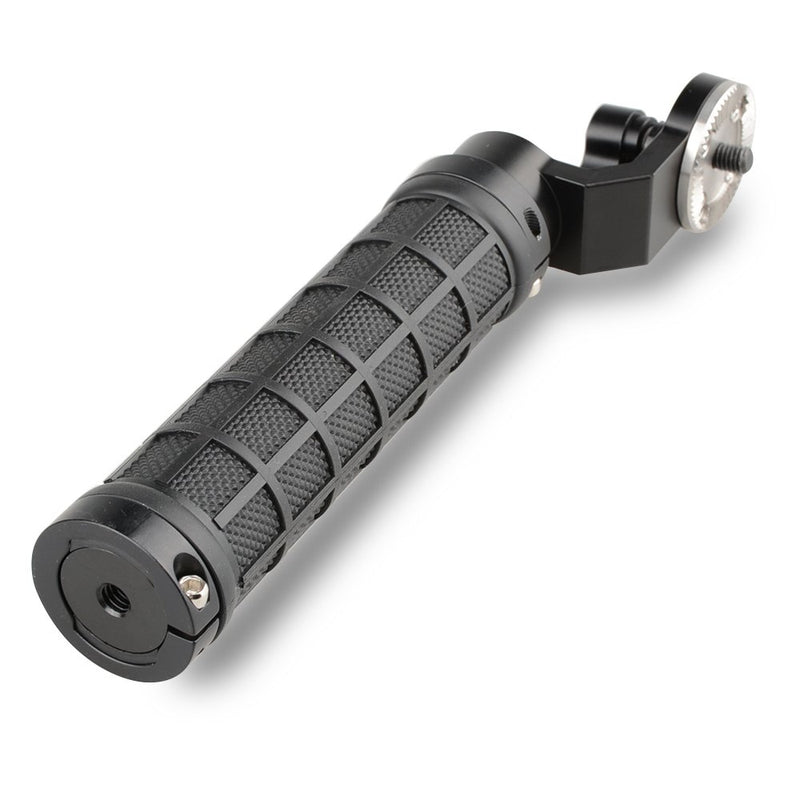 CAMVATE Aluminum Rosette Rubber Handle Grip for Rosette Standard Accessory(Black,M6 Thread,31.8 mm) Black