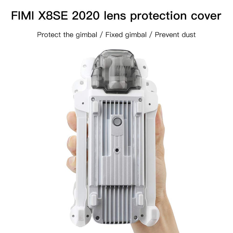 Hooshion Transparent Gimbal Lens Cover Lens Cap Lens Hood Gimbal Protector Lens Guard Protector for FIMI X8SE Drone 2020