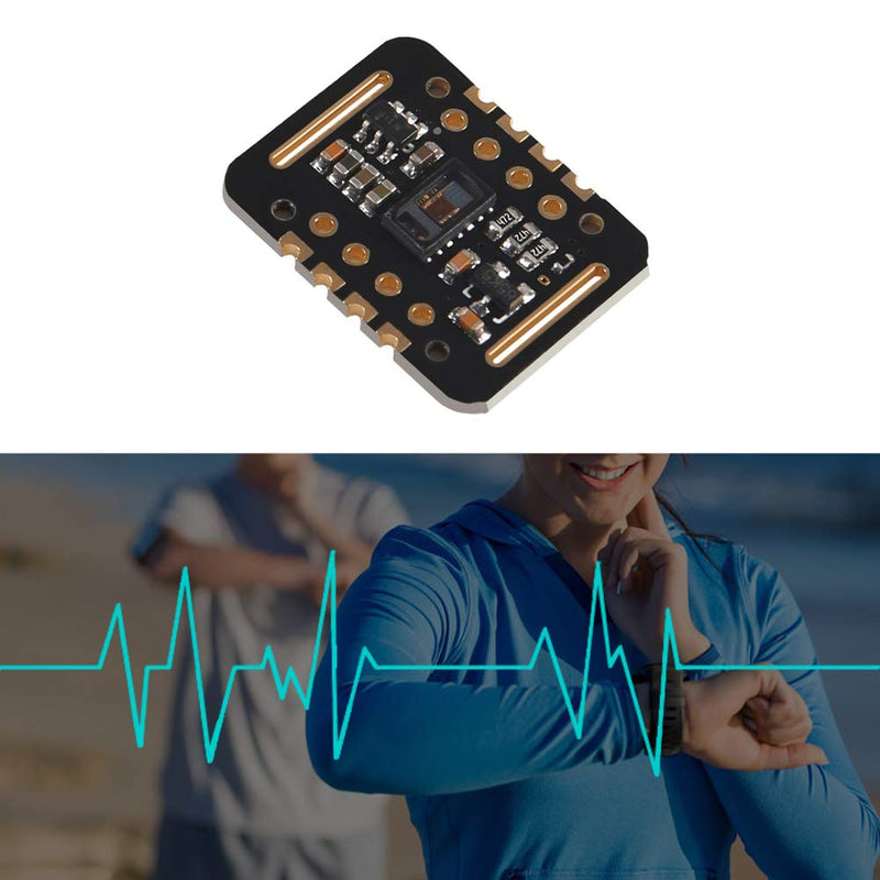 AITRIP 3PCS Heart Rate Sensor Module MAX30102 Puls Detection Blood Oxygen Concentration for Arduino STM32 (3PCS Black MAX30102)