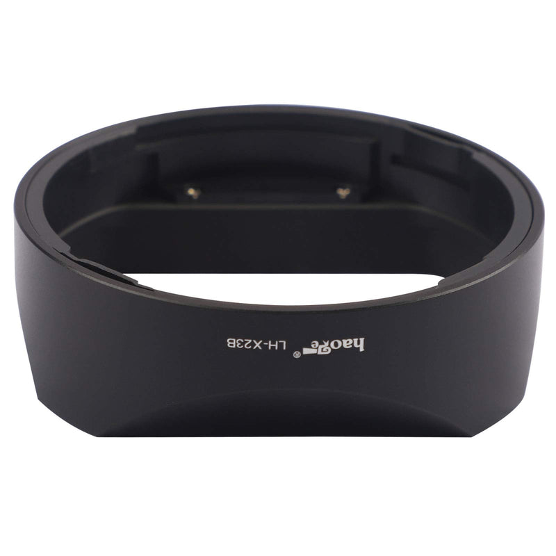 Haoge LH-X23B Square Dedicated Metal Lens Hood Shade with Metal Cap for Fujifilm Fuji Fujinon XF 23mm F1.4 R, XF 56mm F1.2 R and XF 56mm F1.2 R APD Lens Replaces Fuji LH-XF23 Lens Hood