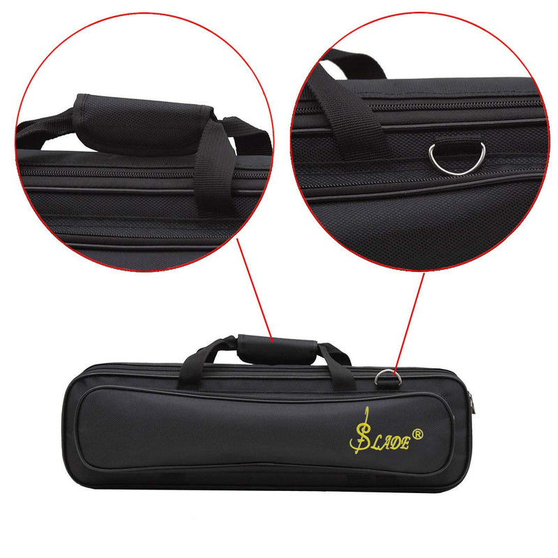 YueYueZou Flute Case Cover, Waterproof Flute bag 3 Color (Black)