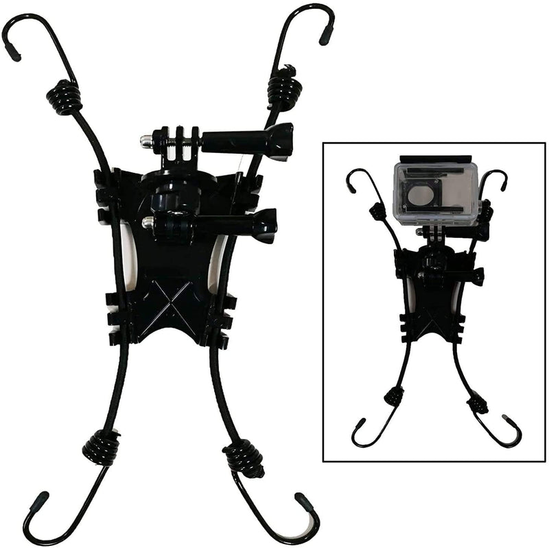 3 in 1 Universal Action Camera Chain Link Fence Mount for Action Camera/Digital Camera/Cell Phone Fence Mount - Ideal Backstop Camera Mount for Recording Baseball,Softball and Tennis Games