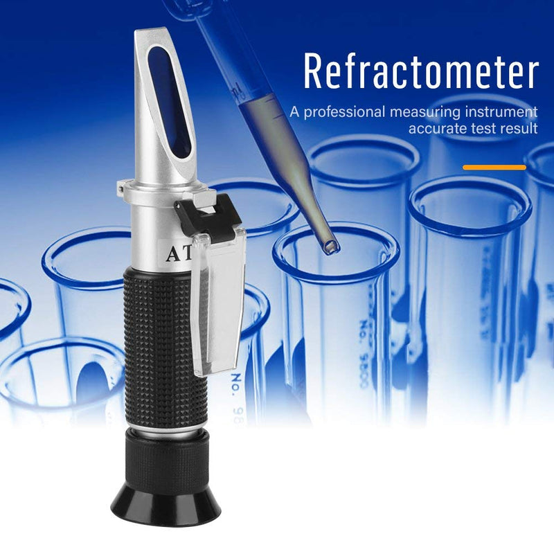 Professional Hand Held Accurate Refractometer Salinity Refractometer 0-100‰ Cutting Oil Fluid Refractometer 0-32%(#1) #1